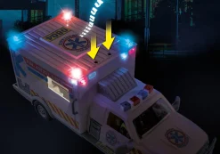 Héros Du Quotidien|Action & Aventure|PLAYMOBIL Ambulance avec secouristes et blessé