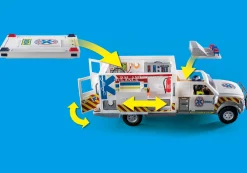 Héros Du Quotidien|Action & Aventure|PLAYMOBIL Ambulance avec secouristes et blessé