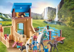 Les Animaux|PLAYMOBIL Amelia & Whisper avec box pour chevaux
