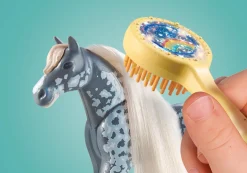 Les Animaux|PLAYMOBIL Amelia & Whisper avec box pour chevaux