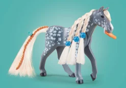Les Animaux|PLAYMOBIL Amelia & Whisper avec box pour chevaux