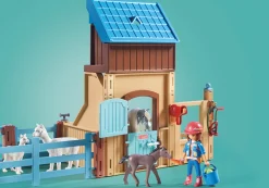 Les Animaux|PLAYMOBIL Amelia & Whisper avec box pour chevaux