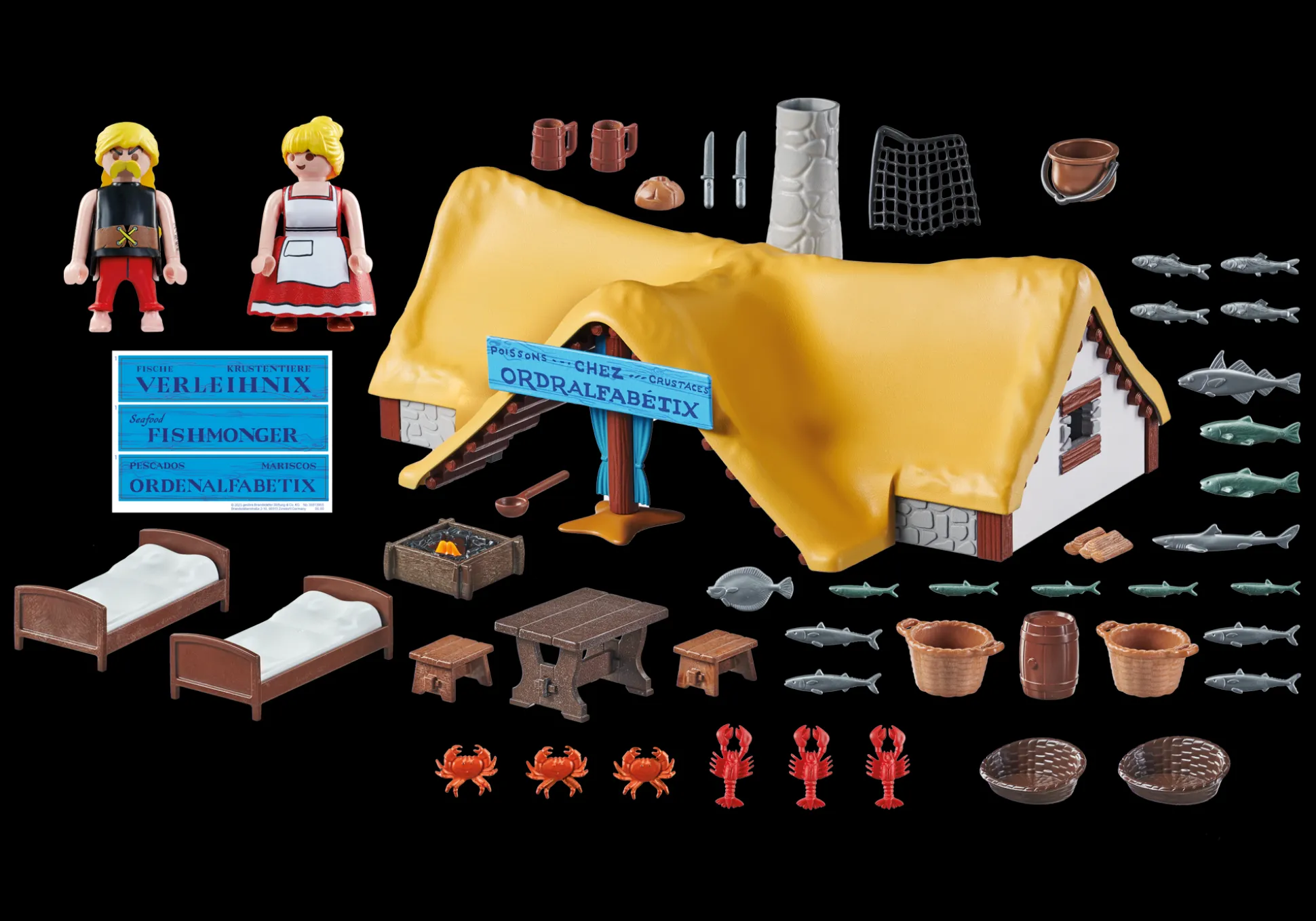 Films Et Séries|Asterix|PLAYMOBIL Astérix : La hutte d'Ordralfabetix