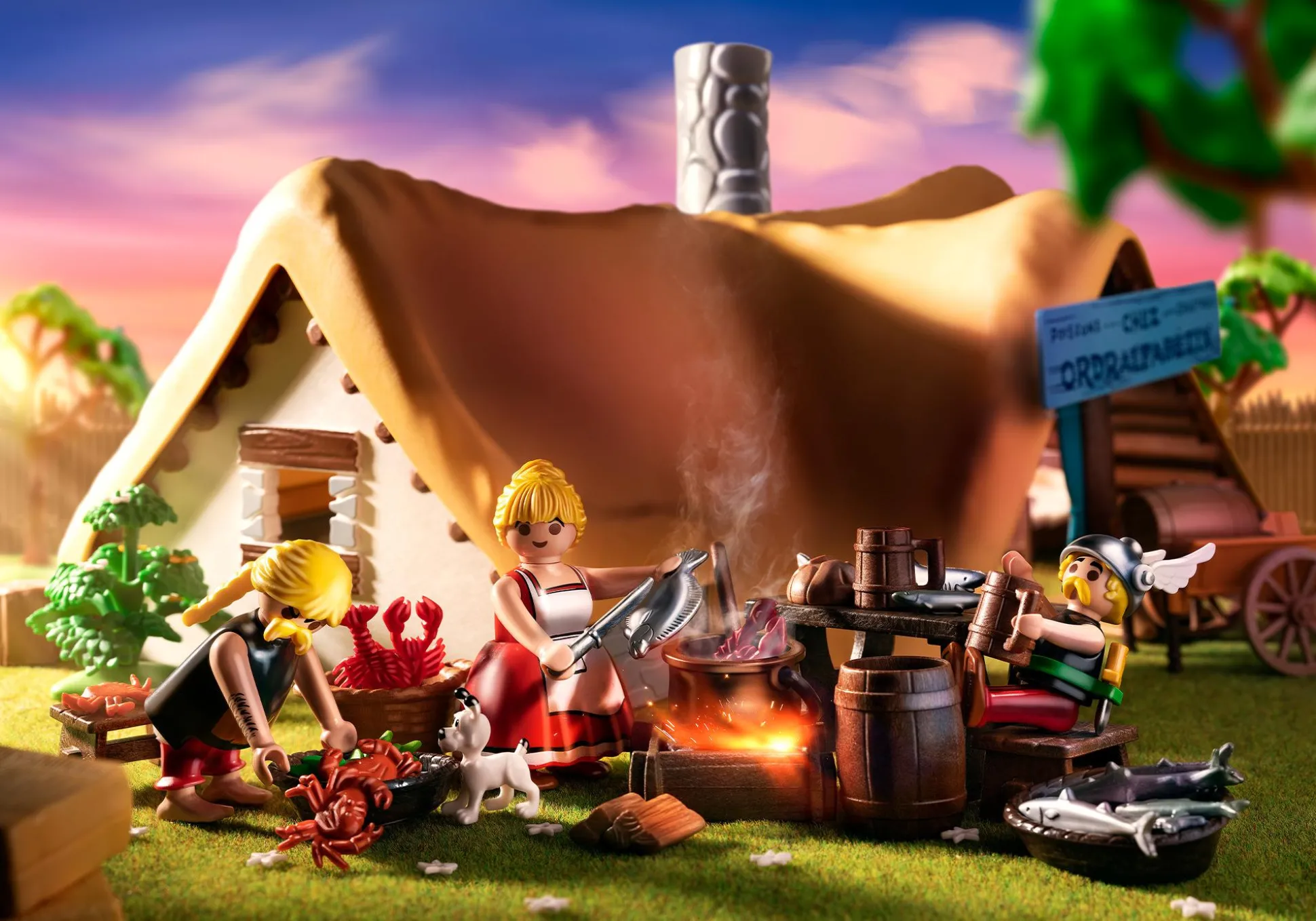 Films Et Séries|Asterix|PLAYMOBIL Astérix : La hutte d'Ordralfabetix