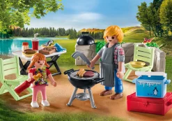 La Vie Quotidienne|My Life|PLAYMOBIL Barbecue avec papa et enfant