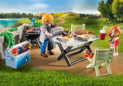La Vie Quotidienne|My Life|PLAYMOBIL Barbecue avec papa et enfant