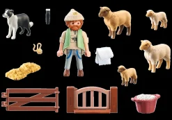 La Vie Quotidienne|Les Animaux|PLAYMOBIL Berger avec moutons