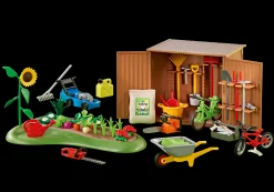 La Vie Quotidienne|My Life|PLAYMOBIL Cabane à outils avec petit potager