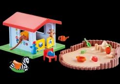 La Vie Quotidienne|My Life|PLAYMOBIL Cabane de jeu et bac à sable