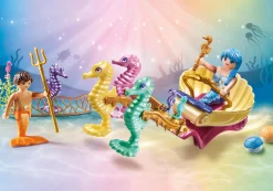 Imaginaire|PLAYMOBIL Calèche avec sirènes et hippocampes