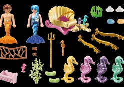Imaginaire|PLAYMOBIL Calèche avec sirènes et hippocampes
