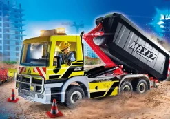 Action & Aventure|Action Heroes|PLAYMOBIL Camion avec benne et plateforme