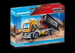 Action & Aventure|Action Heroes|PLAYMOBIL Camion avec benne et plateforme