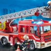 Héros Du Quotidien|Action & Aventure|PLAYMOBIL Camion de pompiers avec échelle pivotante