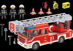 Héros Du Quotidien|Action & Aventure|PLAYMOBIL Camion de pompiers avec échelle pivotante