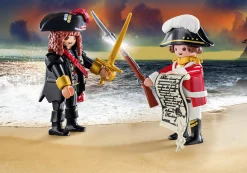 Action & Aventure|PLAYMOBIL Capitaine pirate et soldat
