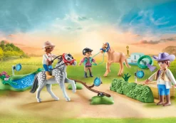 Les Animaux|PLAYMOBIL Cavaliers avec poneys et saut d'obstacles