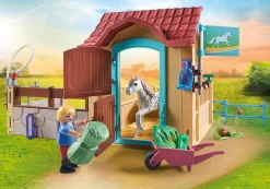 Les Animaux|PLAYMOBIL Cavalières avec box et poneys