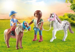 Les Animaux|PLAYMOBIL Cavalières avec box et poneys
