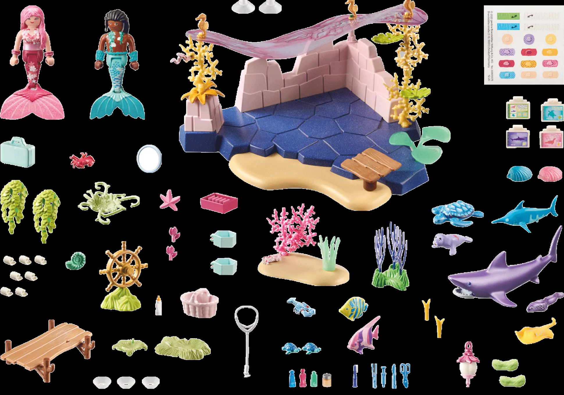 Imaginaire|PLAYMOBIL Centre de soin des sirènes pour animaux marins