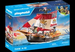 Action & Aventure|PLAYMOBIL Chaloupe avec 2 pirates et canons