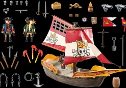 Action & Aventure|PLAYMOBIL Chaloupe avec 2 pirates et canons