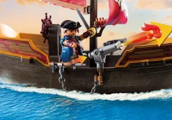 Action & Aventure|PLAYMOBIL Chaloupe avec 2 pirates et canons