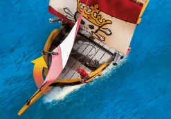 Action & Aventure|PLAYMOBIL Chaloupe avec 2 pirates et canons