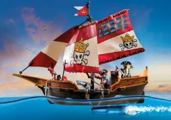 Action & Aventure|PLAYMOBIL Chaloupe avec 2 pirates et canons