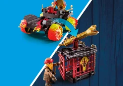 Imaginaire|Action & Aventure|PLAYMOBIL Chariot de combat enflammé des Burnham Raiders