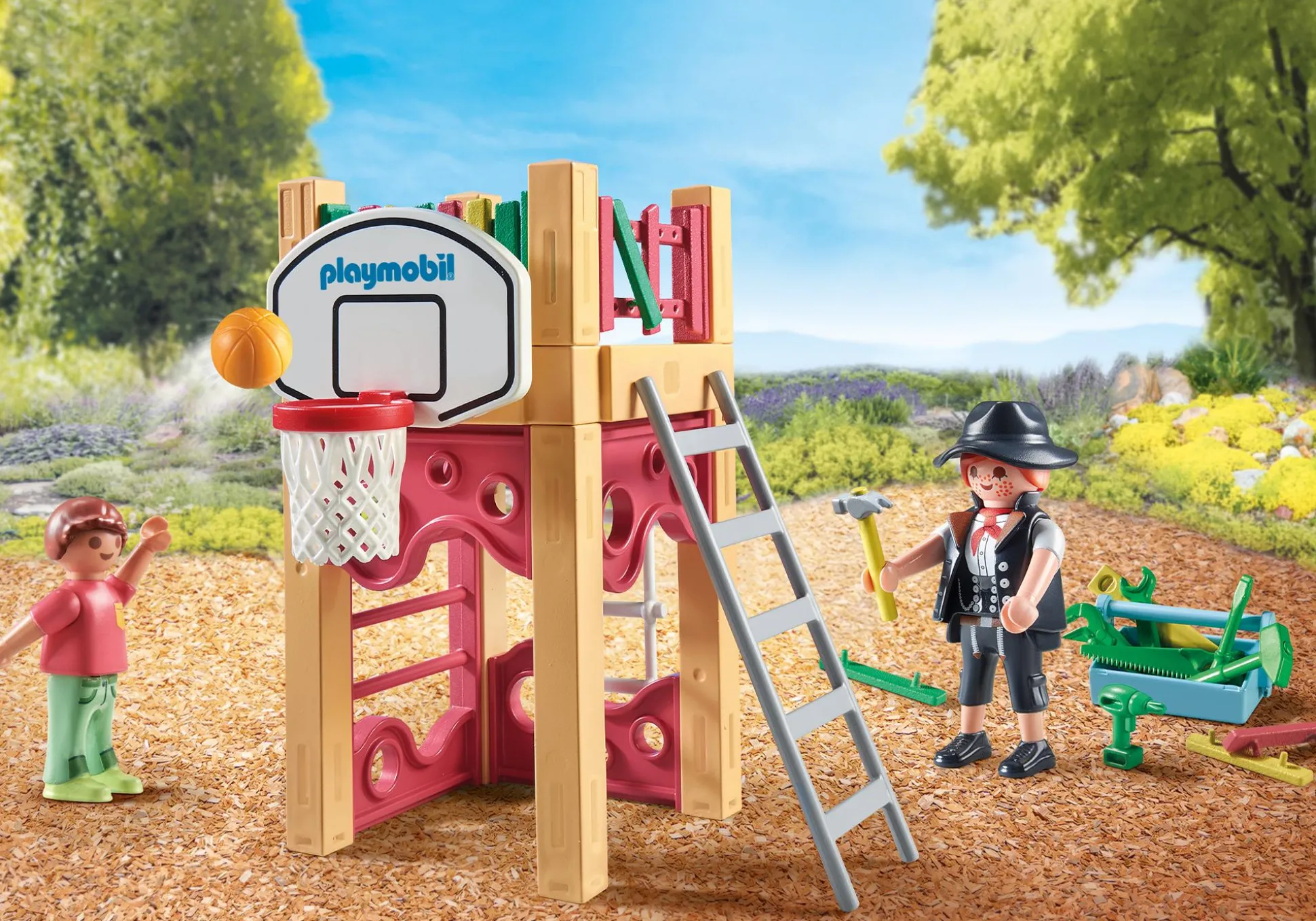 La Vie Quotidienne|My Life|PLAYMOBIL Charpentier avec tourelle de jeu