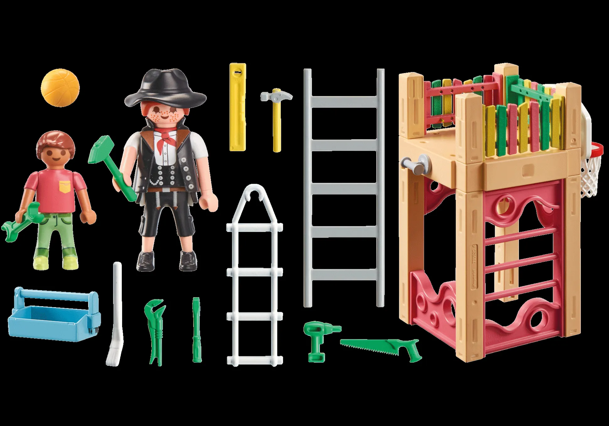 La Vie Quotidienne|My Life|PLAYMOBIL Charpentier avec tourelle de jeu
