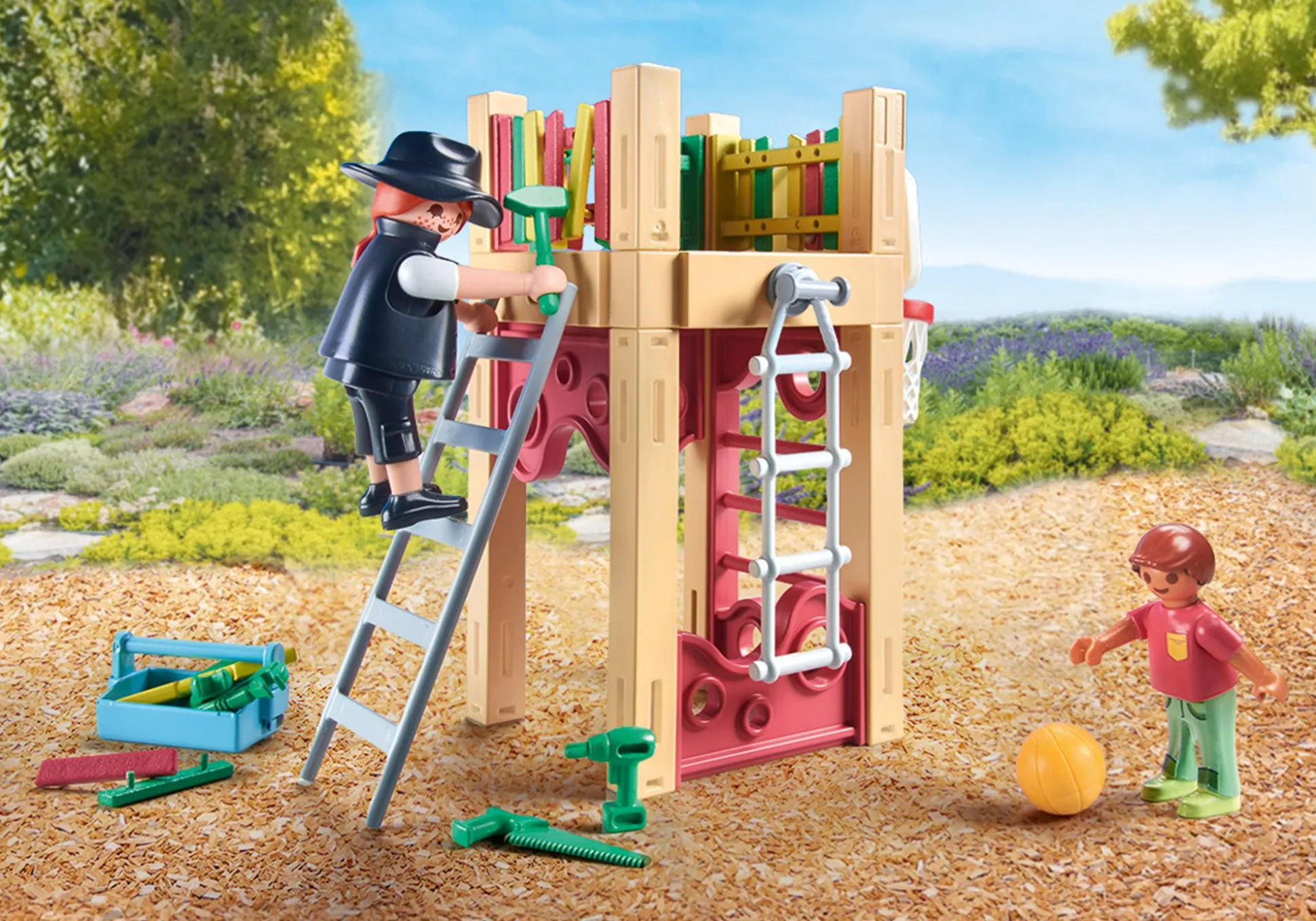 La Vie Quotidienne|My Life|PLAYMOBIL Charpentier avec tourelle de jeu