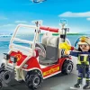 Héros Du Quotidien|Action & Aventure|PLAYMOBIL Chef des pompiers avec voiturette