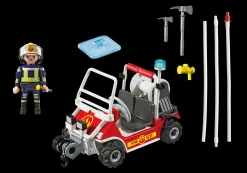 Héros Du Quotidien|Action & Aventure|PLAYMOBIL Chef des pompiers avec voiturette