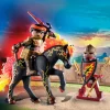 Action & Aventure|Imaginaire|PLAYMOBIL Chevalier Burnham Raider avec cheval de feu
