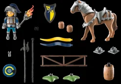 Imaginaire|Action & Aventure|PLAYMOBIL Chevalier Novelmore et accessoires d'entrainement
