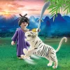 Imaginaire|PLAYMOBIL Combattante ninja et tigre