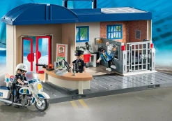Action & Aventure|Action Heroes|PLAYMOBIL Commissariat de Police Transportable