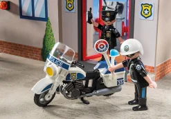 Action & Aventure|Action Heroes|PLAYMOBIL Commissariat de Police Transportable