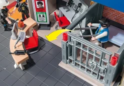 Action & Aventure|Action Heroes|PLAYMOBIL Commissariat de Police Transportable