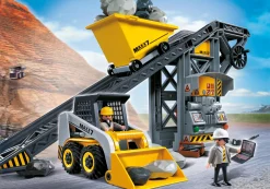 Héros Du Quotidien|Action & Aventure|PLAYMOBIL Convoyeur avec pelleteuse