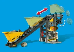 Héros Du Quotidien|Action & Aventure|PLAYMOBIL Convoyeur avec pelleteuse