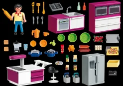 La Vie Quotidienne|My Life|PLAYMOBIL Cuisine avec îlot