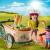 La Vie Quotidienne|Les Animaux|PLAYMOBIL Cycliste avec vélo et remorque avant