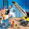 Action & Aventure|Action Heroes|PLAYMOBIL Dragline avec mur de construction