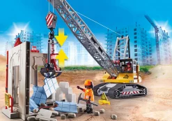 Action & Aventure|Action Heroes|PLAYMOBIL Dragline avec mur de construction
