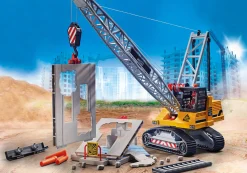 Action & Aventure|Action Heroes|PLAYMOBIL Dragline avec mur de construction