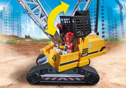 Action & Aventure|Action Heroes|PLAYMOBIL Dragline avec mur de construction