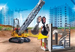 Action & Aventure|Action Heroes|PLAYMOBIL Dragline avec mur de construction